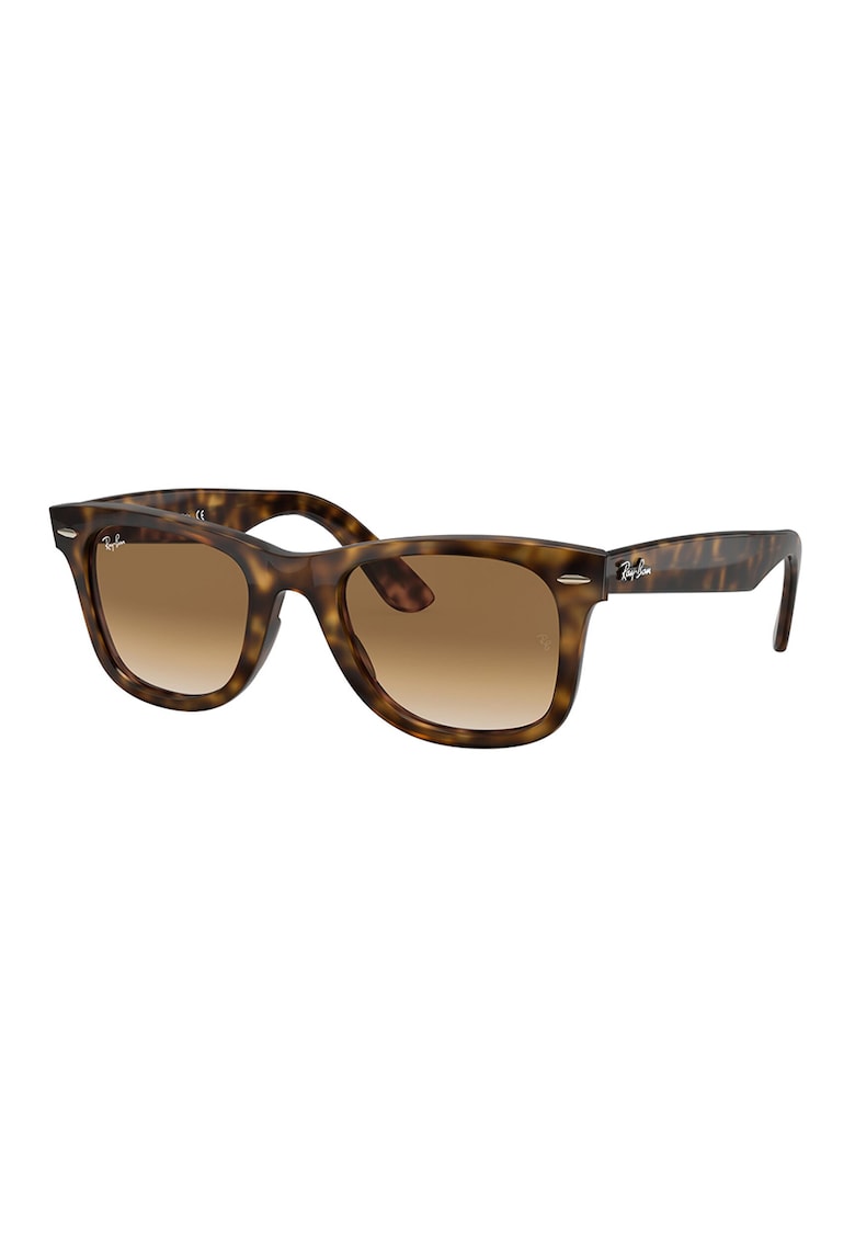 Ochelari de soare wayfarer unisex - Maro/Galben