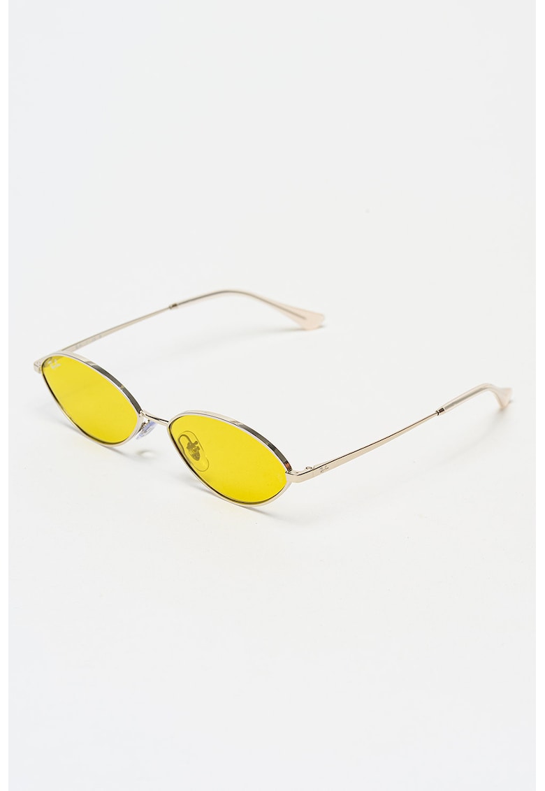 Ochelari de soare ovali unisex Kai - Argintiu
