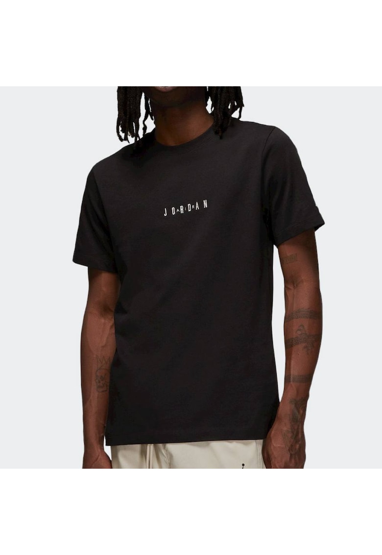 Tricou sport - negru - bumbac