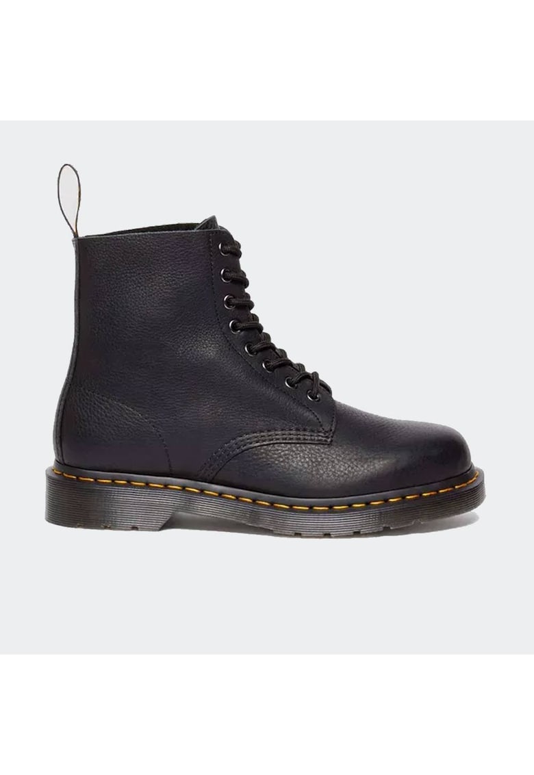 Ghete barbati - design clasic - piele neagra - captuseala textila
