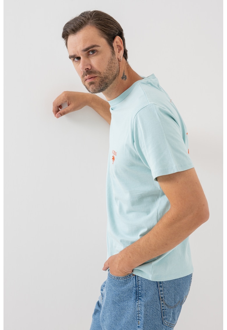 Tricou cu imprimeu logo pe partea din spate