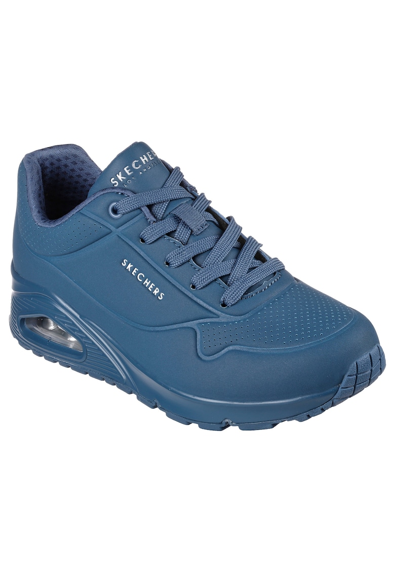 Skechers Pantofi dama Piele ecologica - Albastru - Albastru
