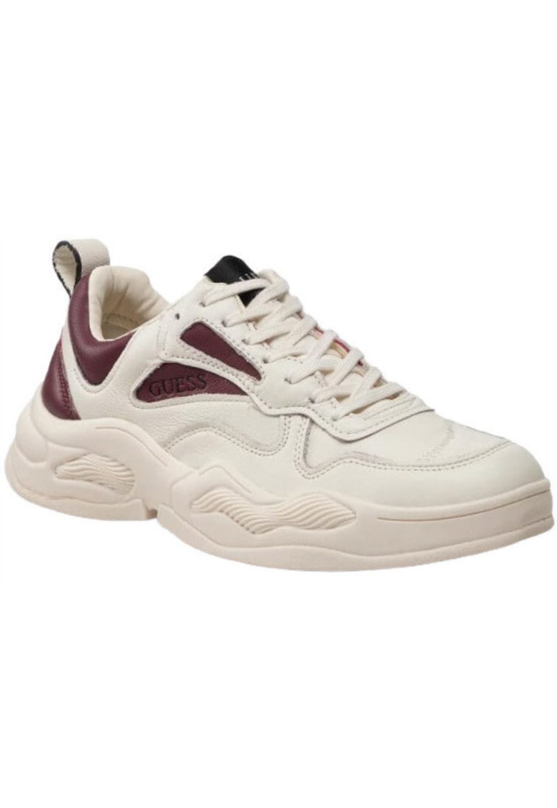 Guess Pantofi dama Material Sintetic - Alb