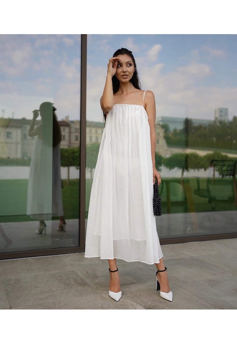 Rochie Alba Ondine - Alb