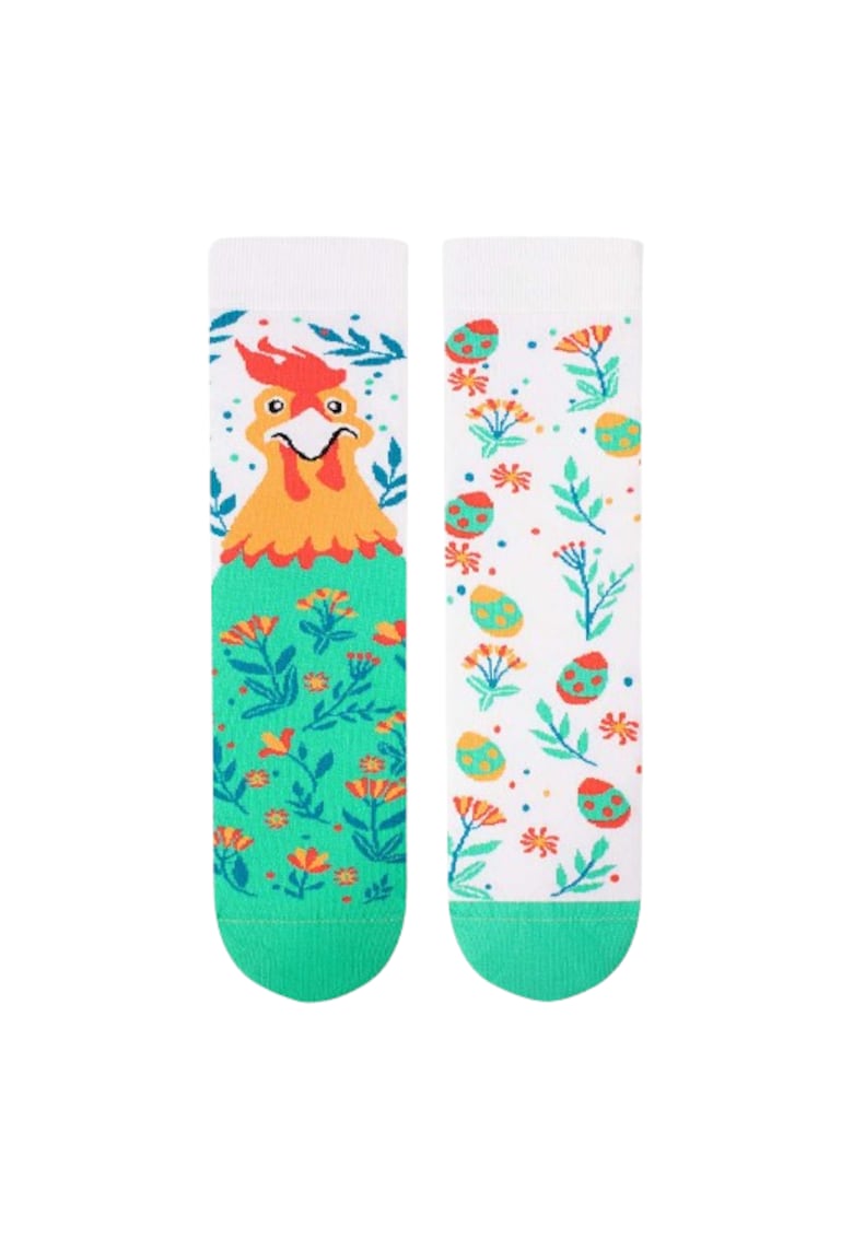 Sosete din bumbac organic Arty Socks Pui de Paste - Alb Sosete din bumbac organic Arty Socks Pui de Paste - Alb