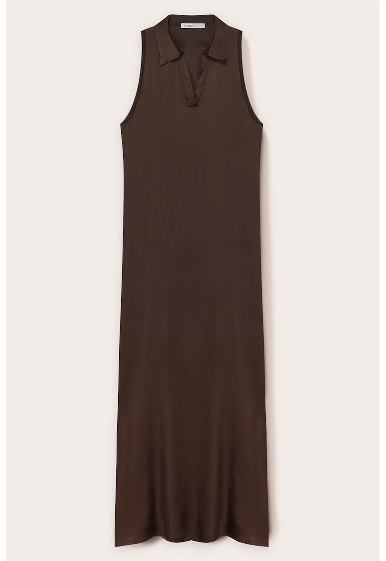 Rochie maxi cu guler