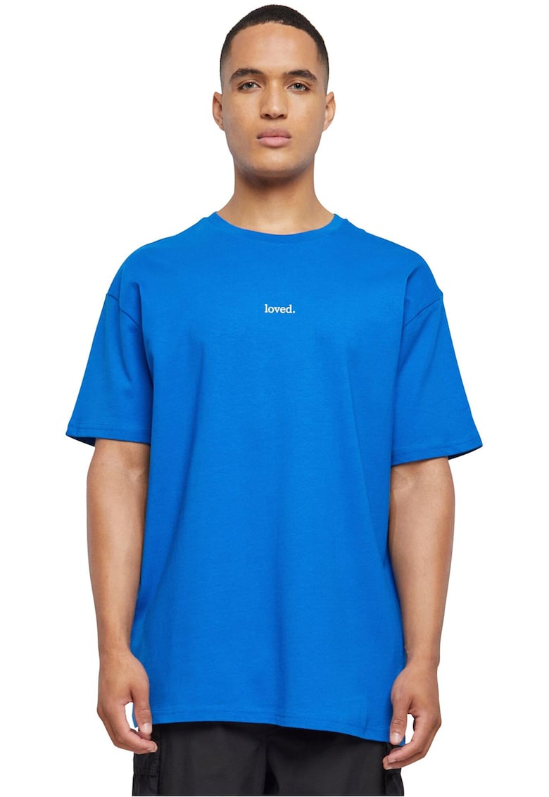 Tricou uni cu decolteu la baza gatului - Albastru royal