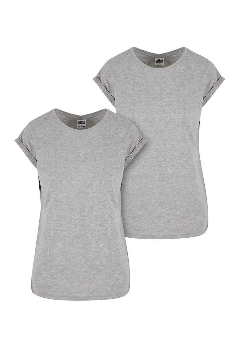 Set de tricouri cu decolteu rotund - 2 piese