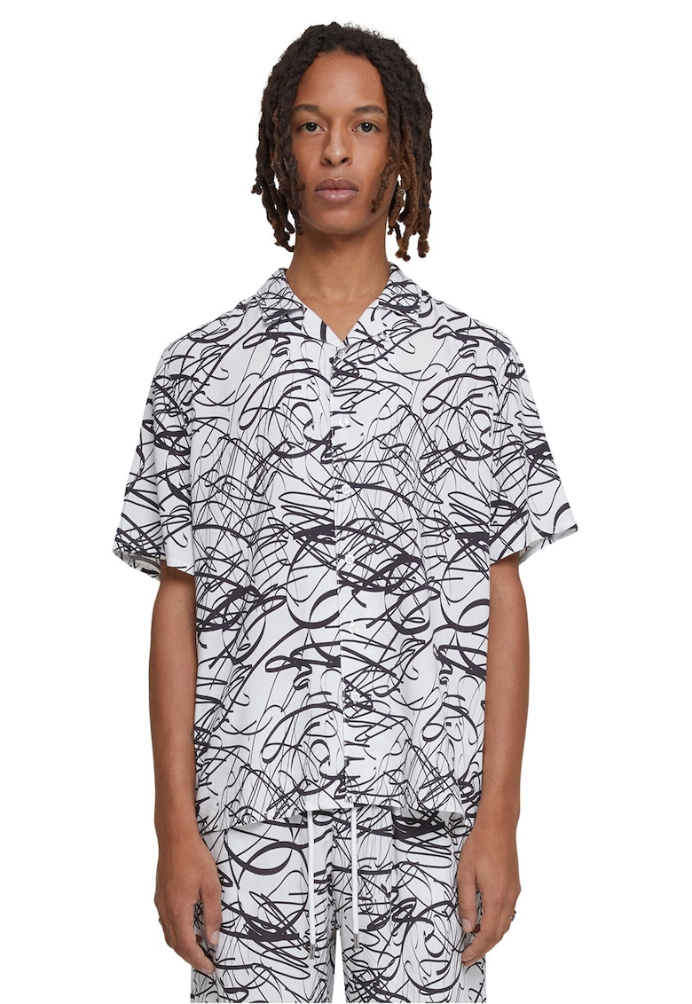 Camasa cu maneci scurte si model