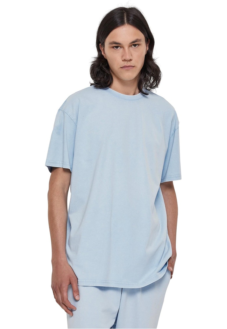 Tricou lejer din bumbac - Albastru lavanda