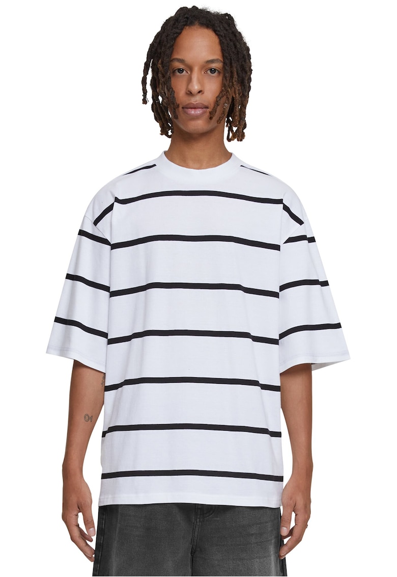 Tricou supradimensionat cu model in dungi