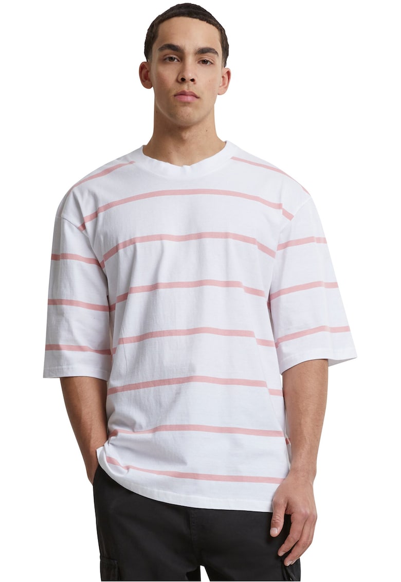 Tricou supradimensionat cu model in dungi