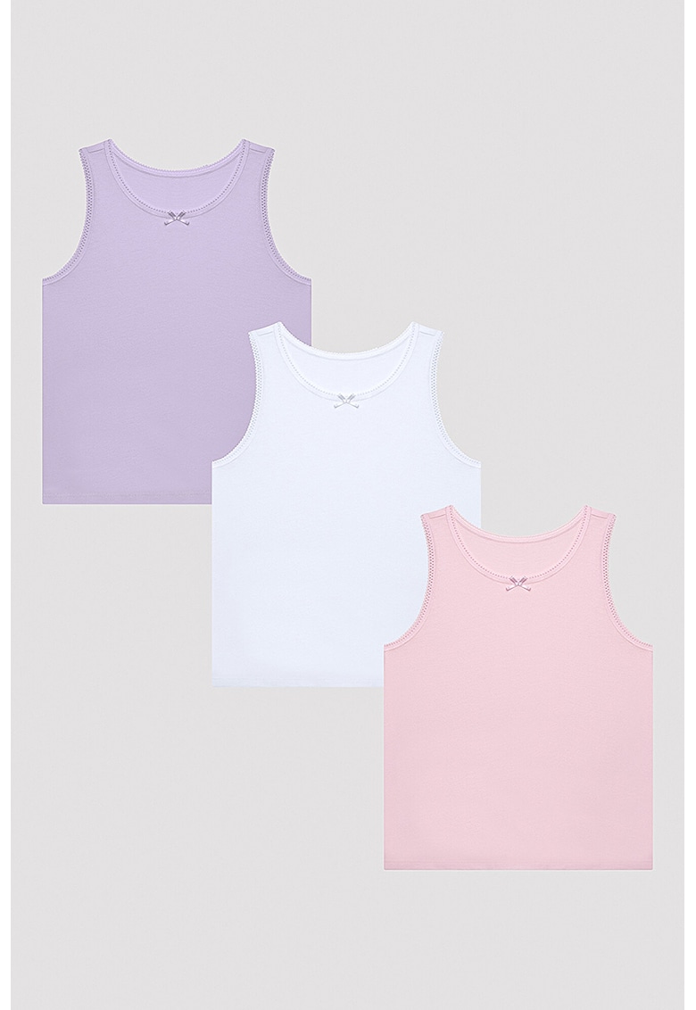 Set de top-uri din bumbac - 3 Piese