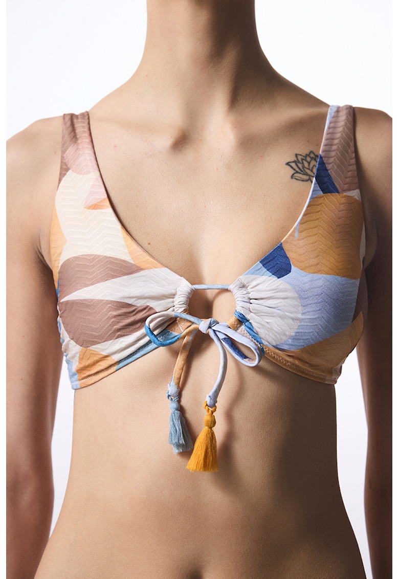 Sutien de baie cu model grafic