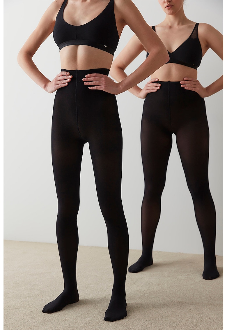 Dres cu talie inalta - Negru