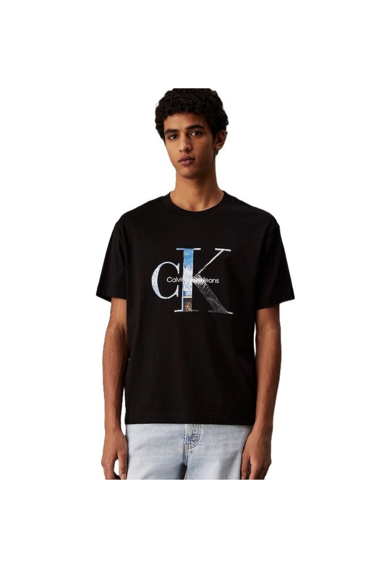 Tricou  PHOTO MONOGRAM TEE-J30J327483-BEH