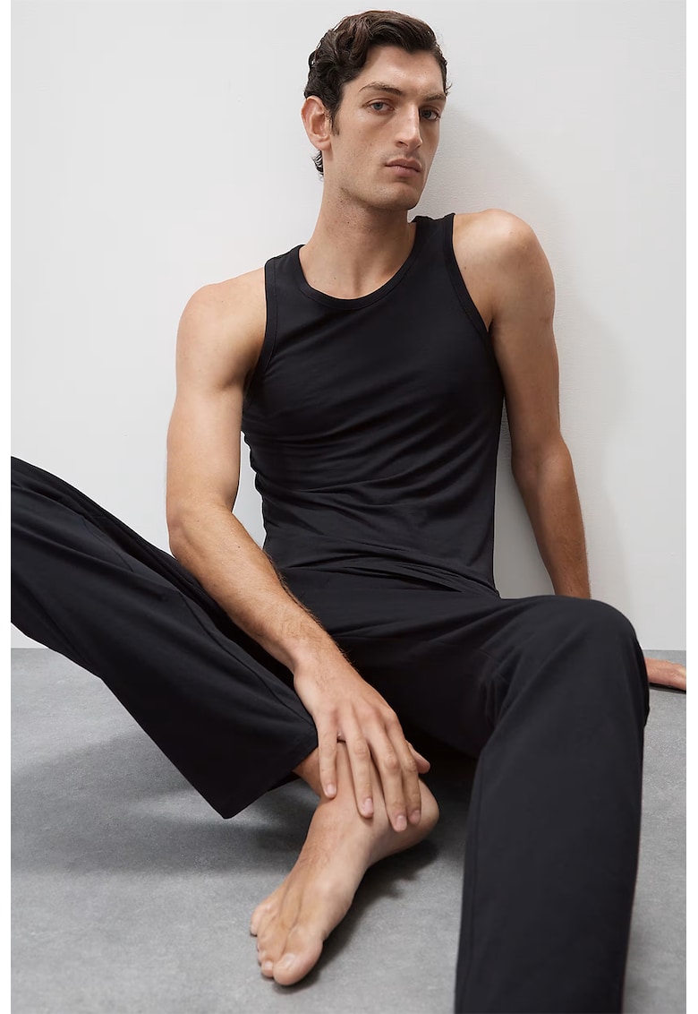 Top de pijama din amestec de modal