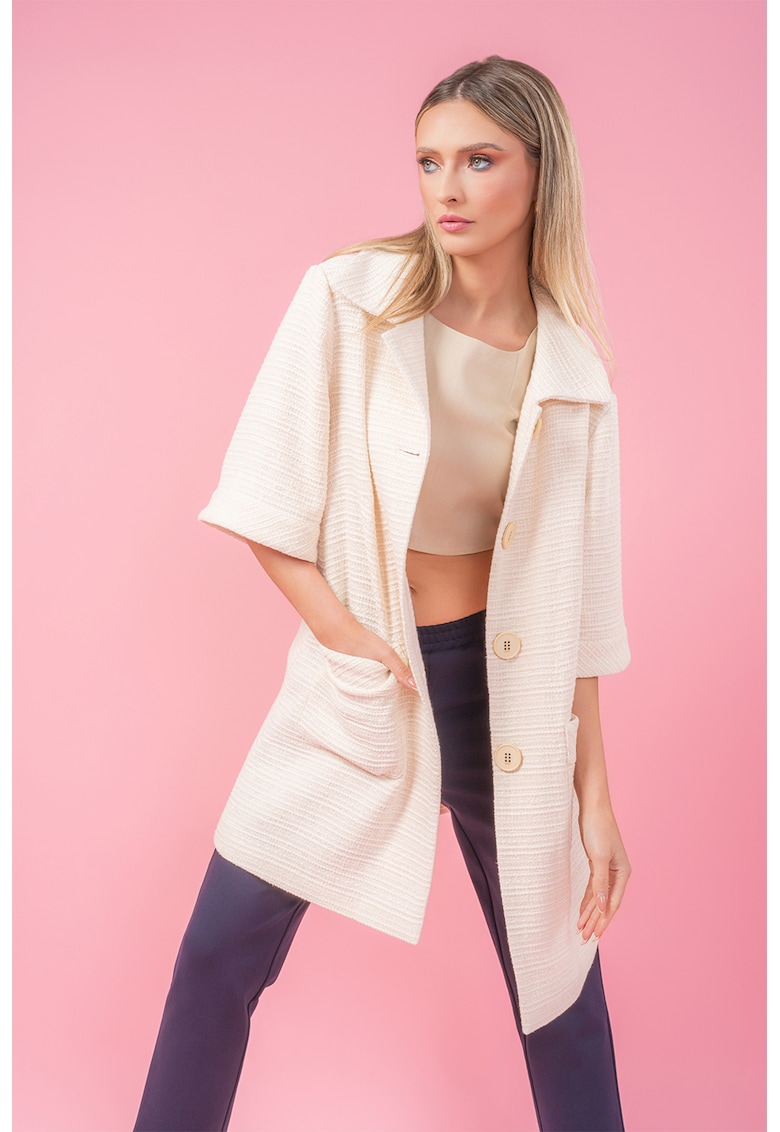 Cardigan lejer Faithful Threads - Crem