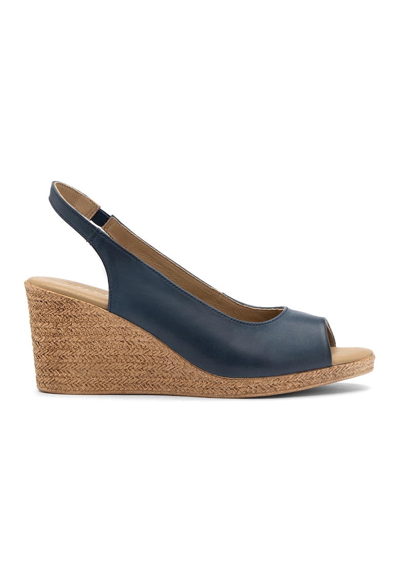 Pantofi slingback din piele
