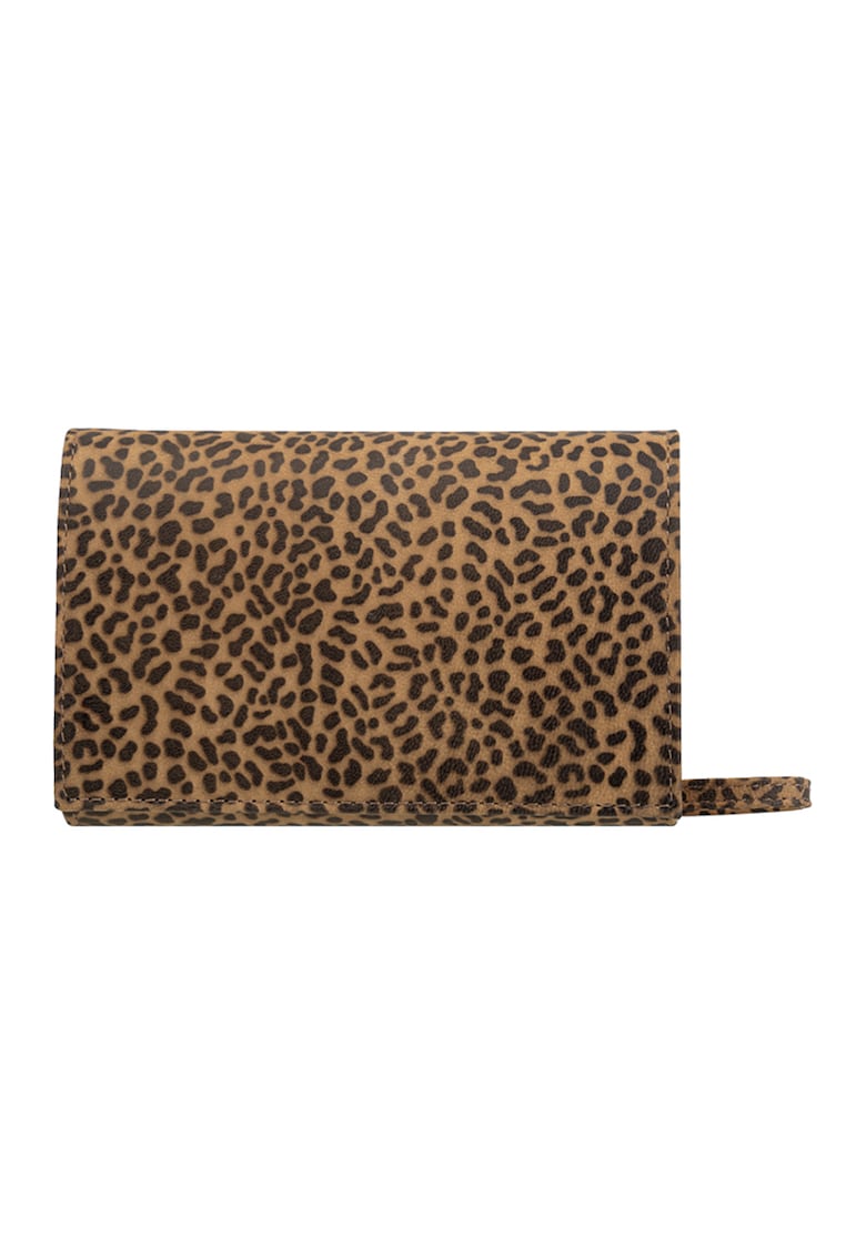 Geanta crossbody de piele - Maro fango