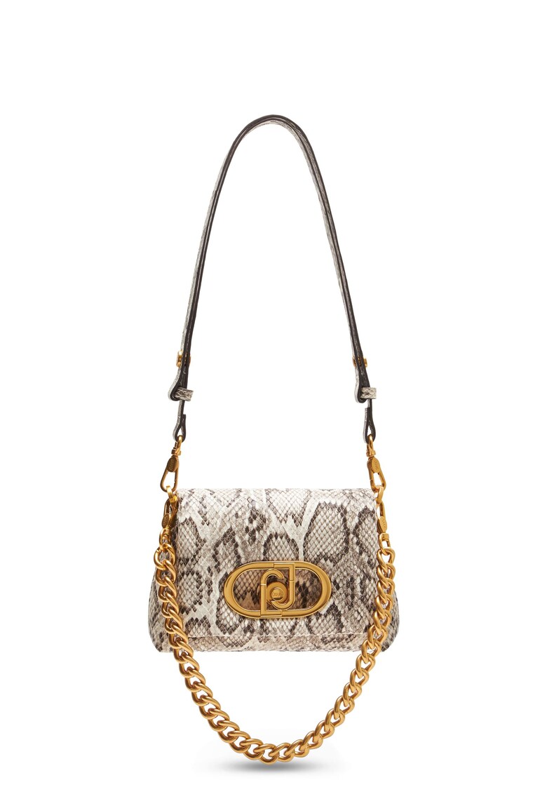 Geanta de umar cu animal print - Maro