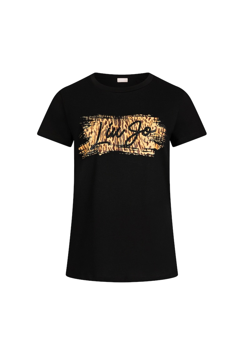 Tricou regular fit cu imprimeu logo