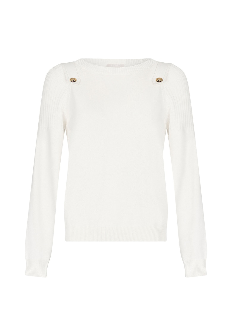 Pulover cu decolteu barcuta