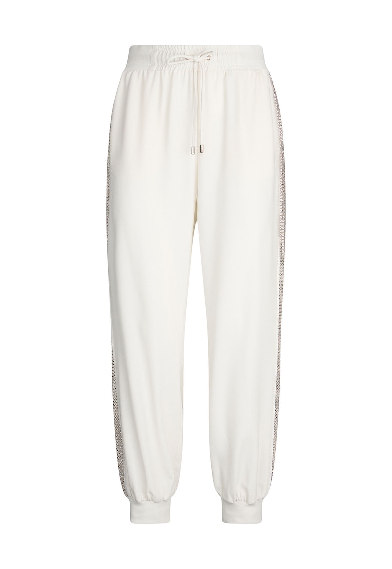 Pantaloni de trening relaxed fit cu paiete