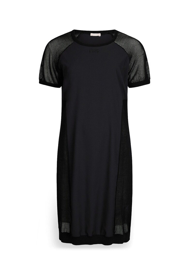 Rochie cu insertii de plasa