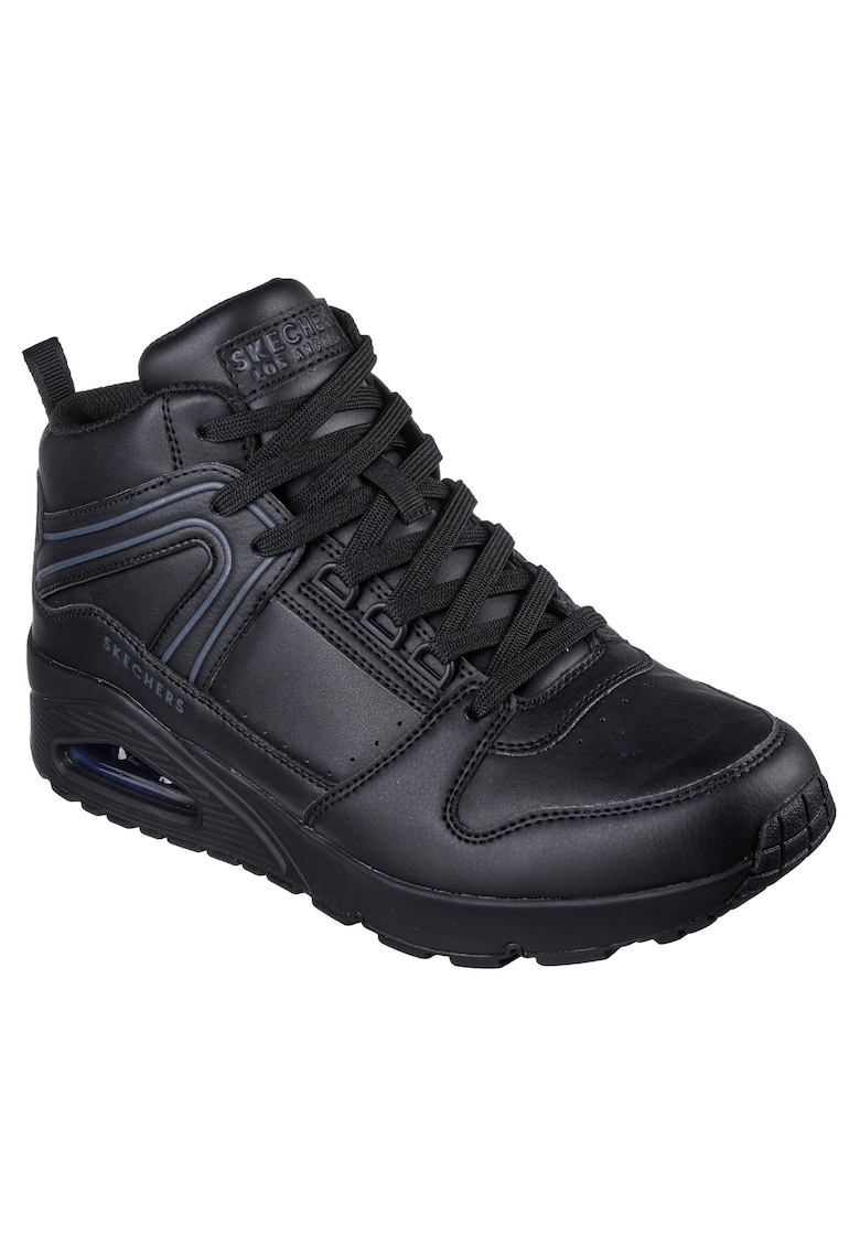 Pantofi barbati Piele ecologica - Negru - Negru