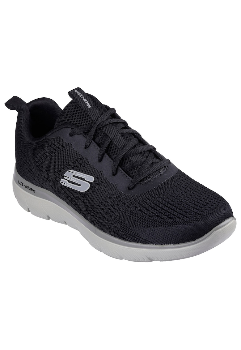 Skechers Pantofi barbati Mesh - Negru - Negru