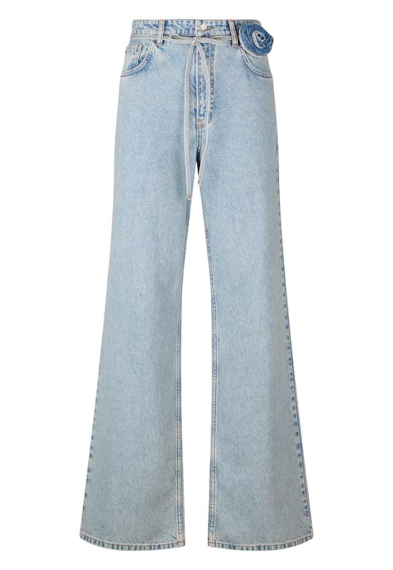 Blugi baggy cu croiala ampla