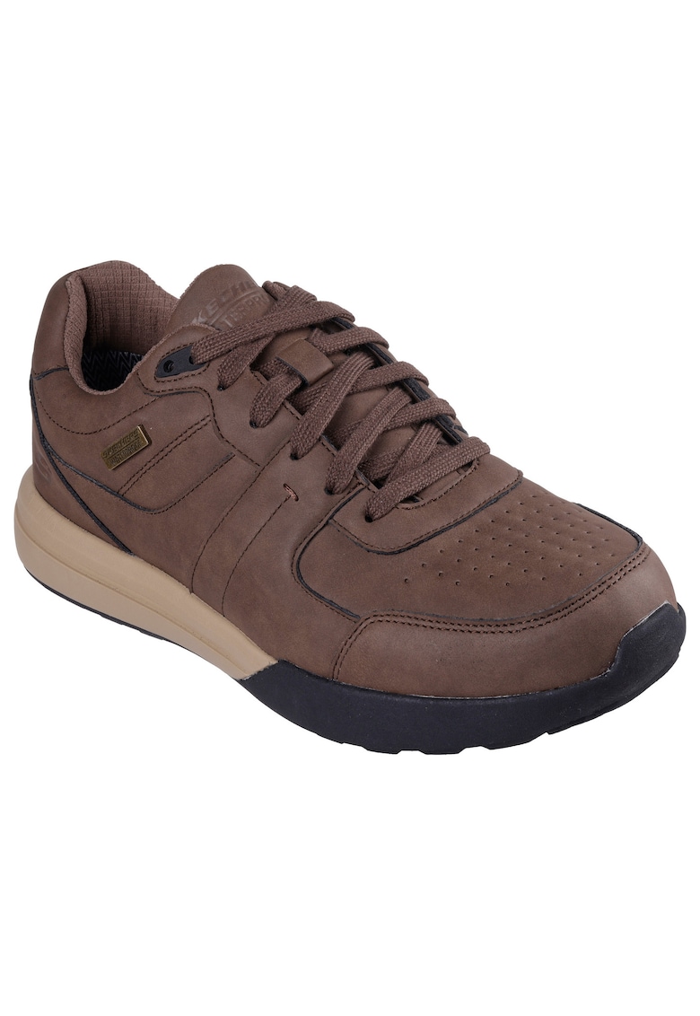 Pantofi barbati Piele ecologica - Maro