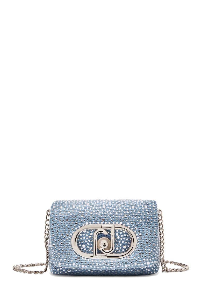 Geanta mica crossbody din denim Lapuffy