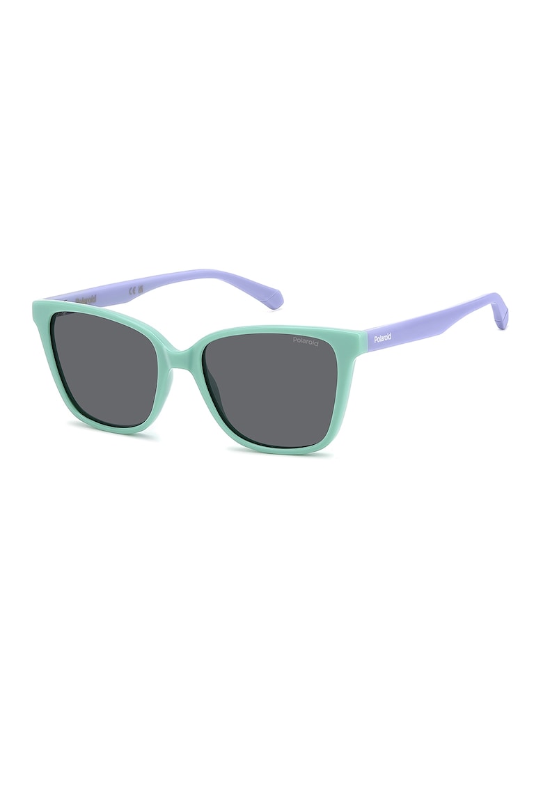 Ochelari de soare polarizati cu lentile uni - Albastru azur/Verde menta