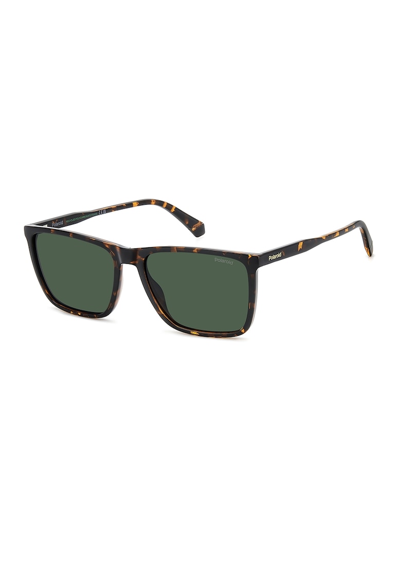 Ochelari de soare cu logo - Negru/Caramel