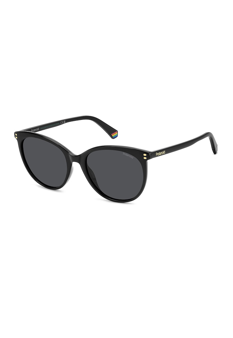 Ochelari de soare cat-eye cu lentile polarizate - Negru