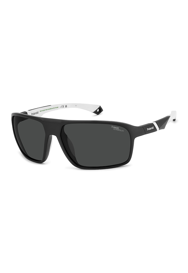 Ochelari de soare cu lentile polarizate Ultra - Negru/Alb optic
