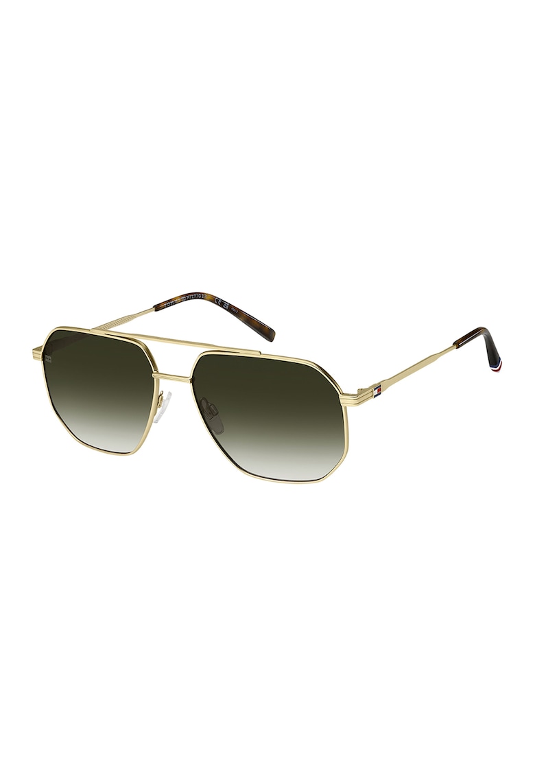 Ochelari de soare aviator cu rama metalica
