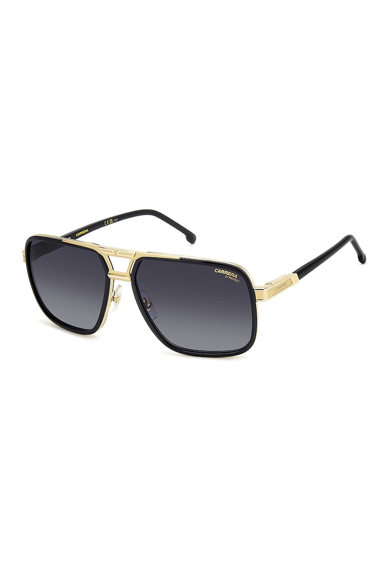 Ochelari de soare aviator cu lentile in degrade - Negru stins