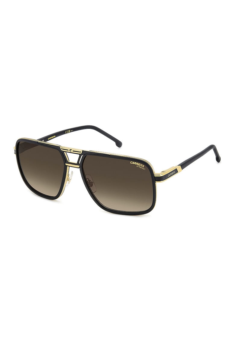 Ochelari de soare aviator cu lentile in degrade - Auriu/Negru