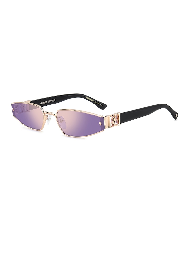 Ochelari de soare cat-eye - Auriu/Negru
