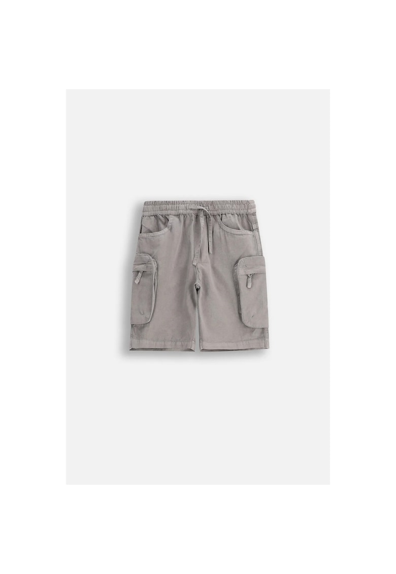 Pantaloni scurti cu snur in talie