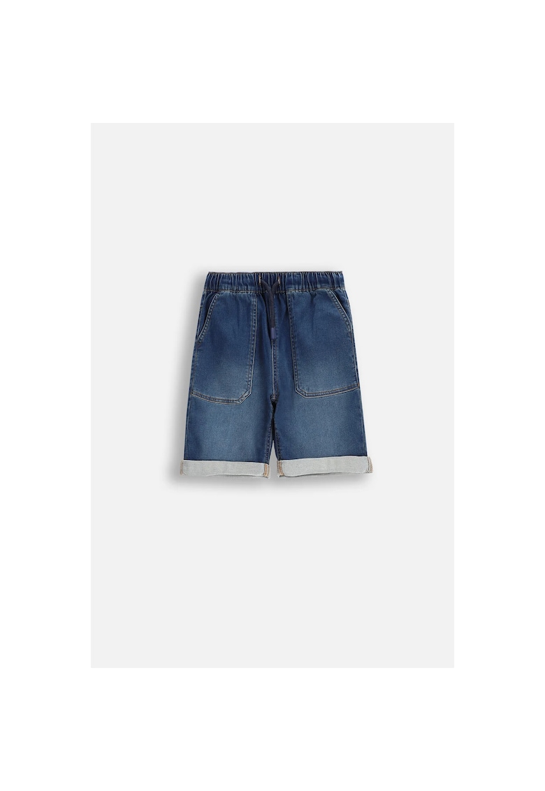 Pantaloni scurti copii - bleumarin - bumbac