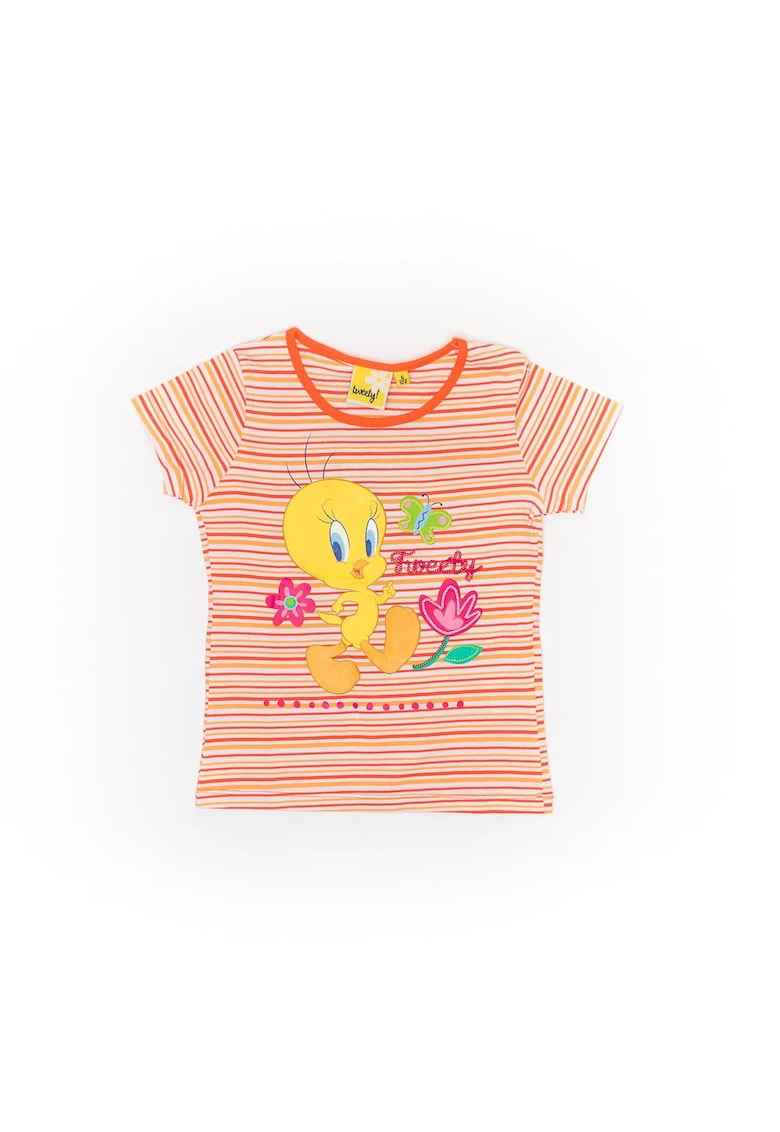 Tricou portocaliu fete - GTYJ4405P - 128 cm - Portocaliu