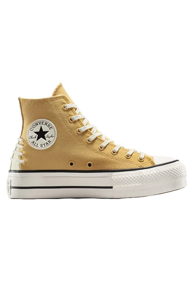 Tenisi unisex Chuck Taylor All Star Lift Platform Crafted Laces - Bej