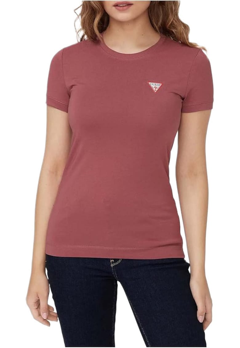 Guess Tricou dama Bumbac - Negru