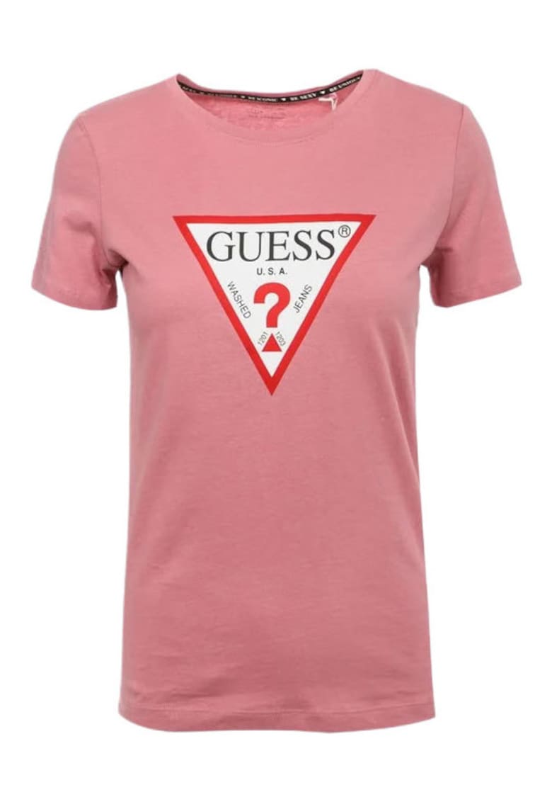 Tricou dama Bumbac - Roz -