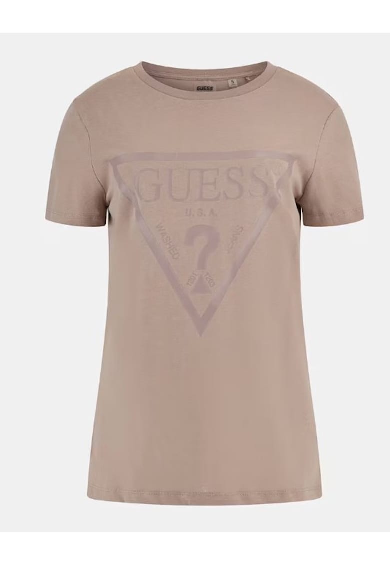 Tricou dama Bumbac - Bej - Bej