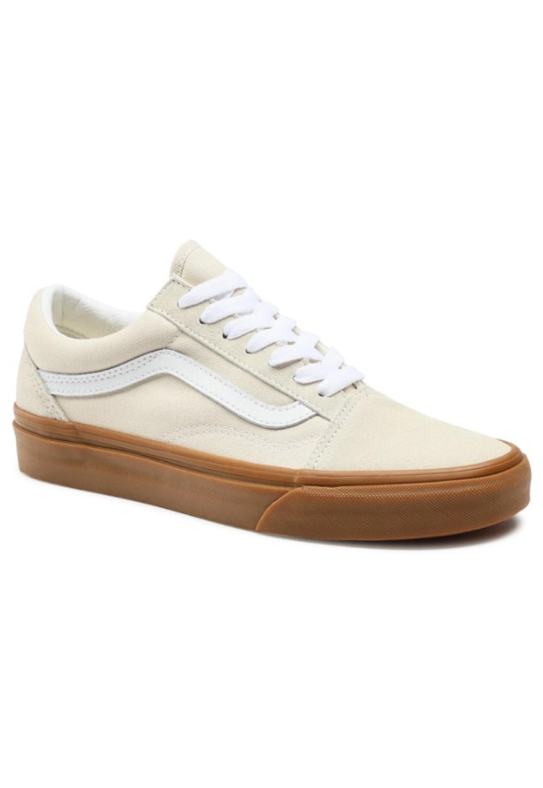 Pantofi bej  unisex din piele